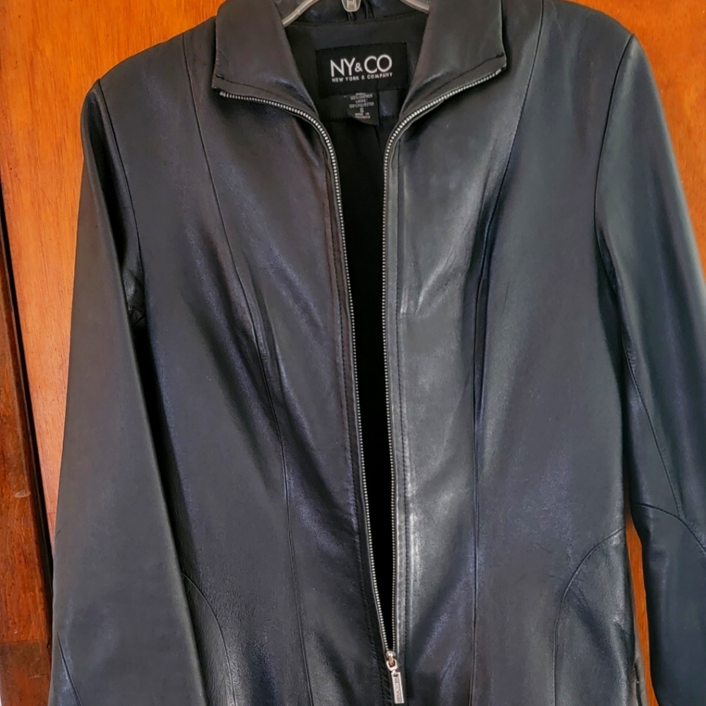 NY &  Company leather jacket